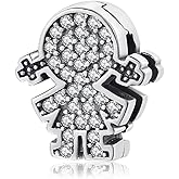 MEETCCY 925 Sterling Silver Reflexions Bracelet for Women Mesh Bracelet Clip Beads Safe Chain.Birthday Christmas Charm for Friends Mothers Wife(G Charms)