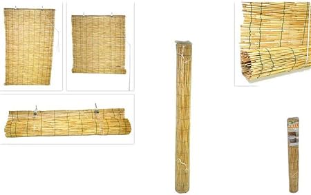 Amazon De Vetrineinrete Arella Vorhang In Bamboo Mit Seilzug 90