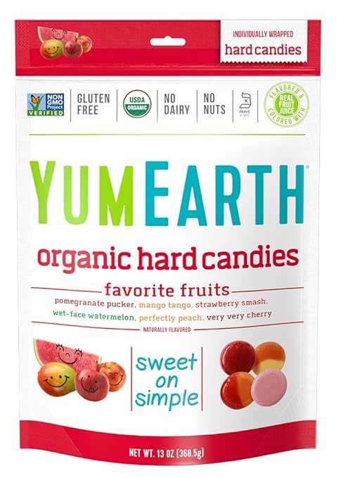 YumEarth Organic Hard Candy, Favorite Fruits