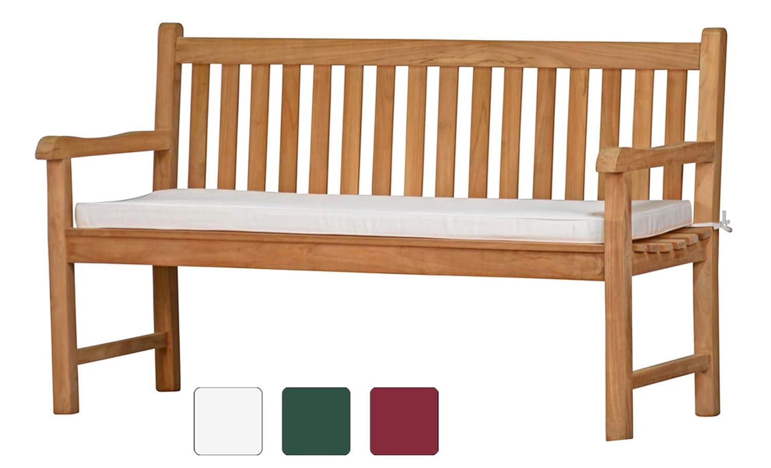 Weisse Bankauflage Kanaria Bequemes Bankkissen Polster Auflage Als Sitzpolster Als Gartenbank Auflage Pflegeleicht 110 X 47 Cm Bank Polster Aus 100 Strapazierfahigem Polyester 6 Cm Dick Mobel Wohnaccessoires Kuche Gartenbank Auflage 110