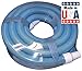 Poolmaster Manual Pool Vacuum Hose, 50 Ft x 1-1/2” for Inground & Above Ground Pools, Not for Automatic Cleaners, Kink-Free, Heavy Duty Pool Cleaner Hose with Swivel Cuff – Made in USA