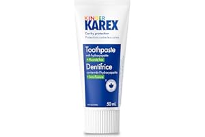 Kinder KAREX - Hydroxyapatite Toothpaste for Kids, Cavity Protection, Fluoride Free, Mild Mint - 1 x 50 ml