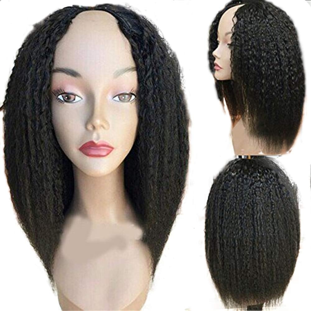 JPDP short Bob Lace Front Hair Afro Straight 2X4 Middle U Part Wigs Peruvian Remy Wig For Women 14inches #2