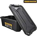 TOUGH MASTER 30L Storage Box Medium Durable Plastic Reinforced Lid Secure view 2
