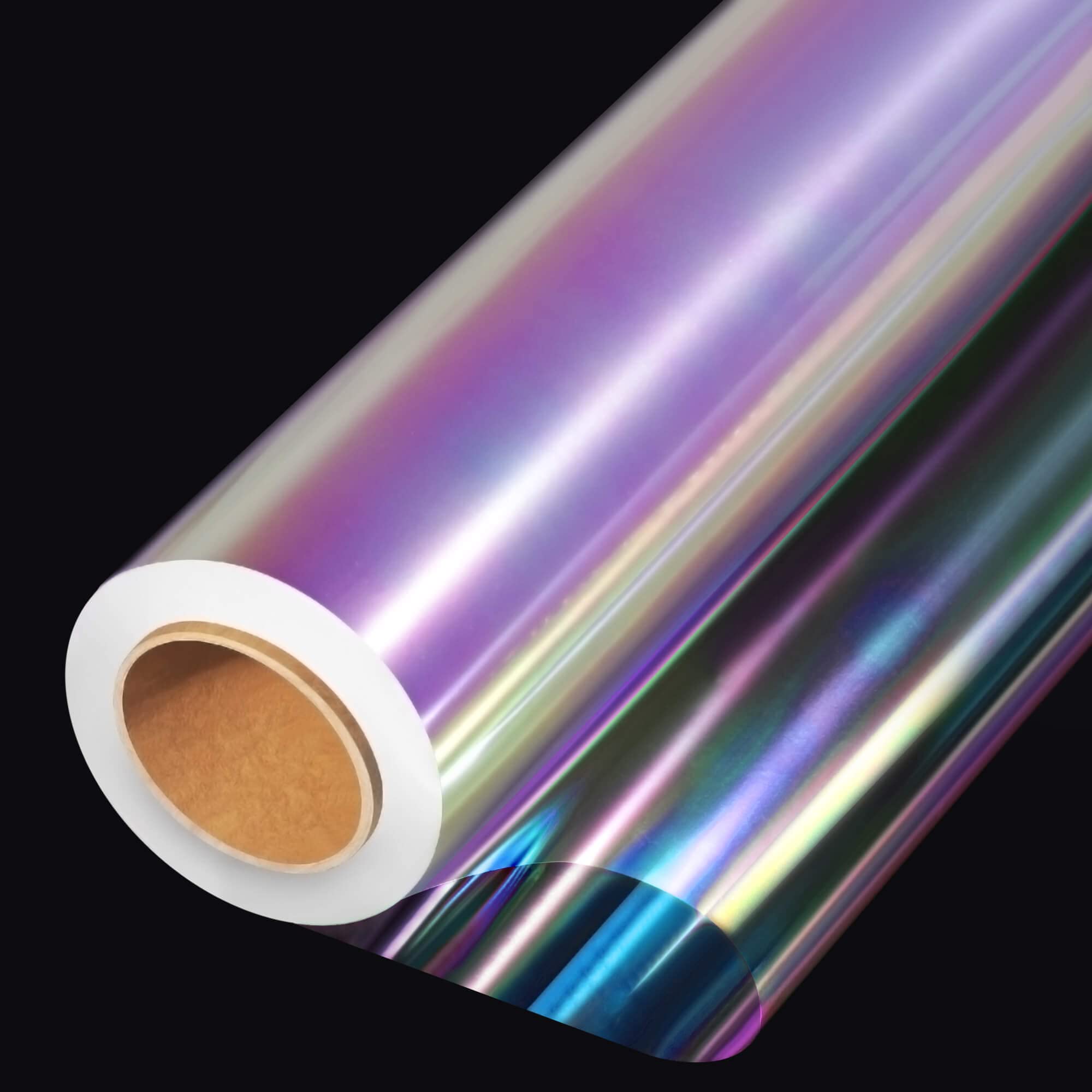 JOYIT 35 in x 50 ft Iridescent Cellophane Wrap Roll – Iridescent Cellophane Roll, Rainbow Wrapping Paper for Flower Gift Baskets Wrap DIY Wrapping (35