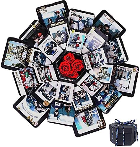 DIY Album Surprise Explosion Box Handmade Photography Christmas Present Scrapbook Birthday Anniversary Valentine's Day Card Gift
