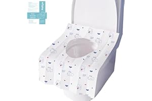 PoliLyn Disposable Toilet Seat Covers | 30 Pack,Waterproof, Antifouling | for Adults and Kids Potty Training | Travel Accesso