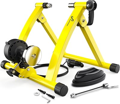 Sportneer Turbo Trainer Magnetic Bike Trainer 26-28in 700C, 6-Level