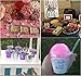Sohapy 5.5 Inches 12 Pack Mini Food Grad Clear Plastic Kitchen Scoops for Wedding, Protein Powders,Candy Dessert Buffet,Tea,Coffee and Ice Cream