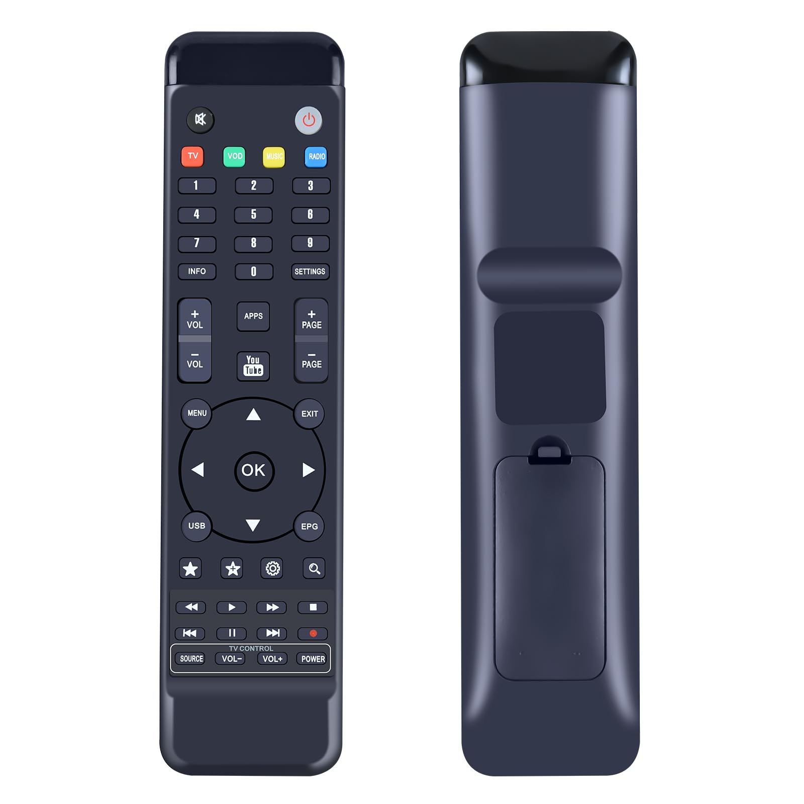 GOUYESHO RED360TV Remote Control Suitable for RED360.TV Red line for 7 line/RED 360,Red 360 Mega/Red 360/Red 360 Plus HD,for Redline for 7 line/RED 360/mega plus/HD line Replaced Remote Controller