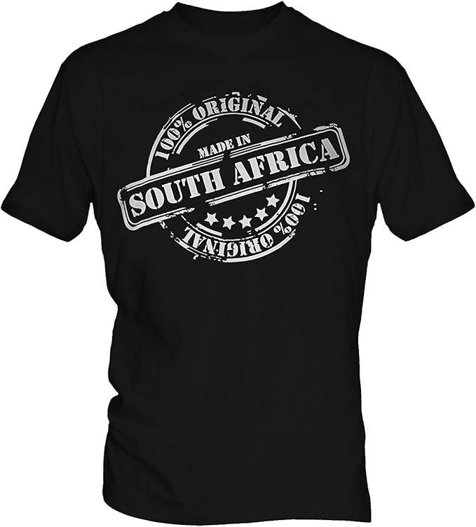 Made in South Africa Mens TShirt T Shirt Tee Top Amazon.co.uk Clothing