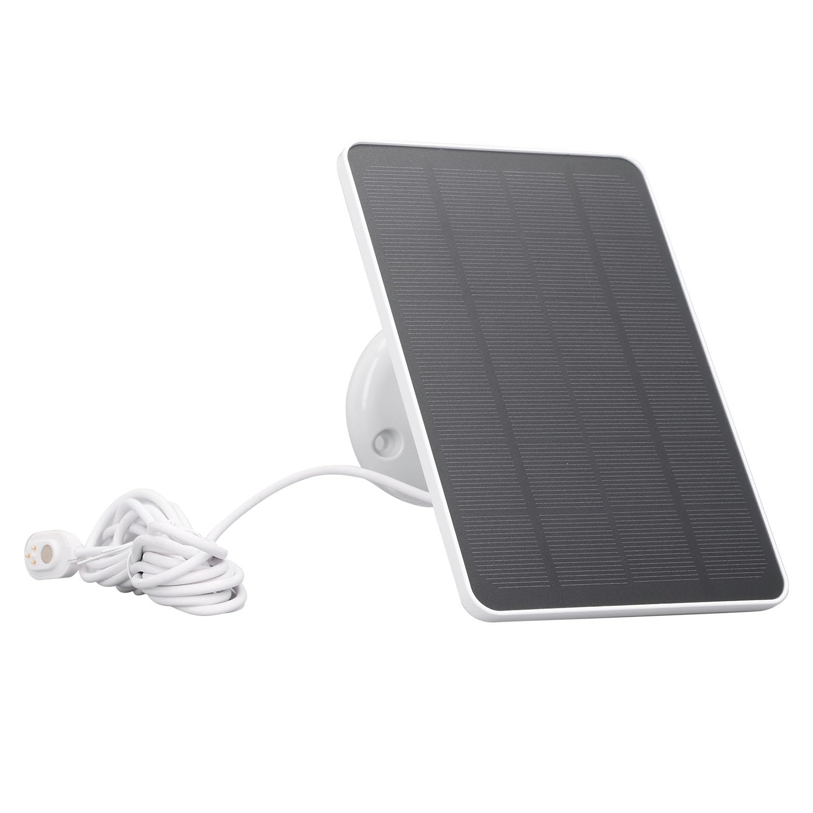 10W 6V Solar Panel Charger for Arlo Pro 3/Pro 4/ Pro 5S/ Ultra/Ultra 2/ Go 2/Floodlight Security Camera, IP65 Weatherproof, 9.8ft Cable (White)