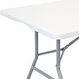 Oypla Heavy Duty Folding 6ft Trestle Table White - Garden Catering Table view 8