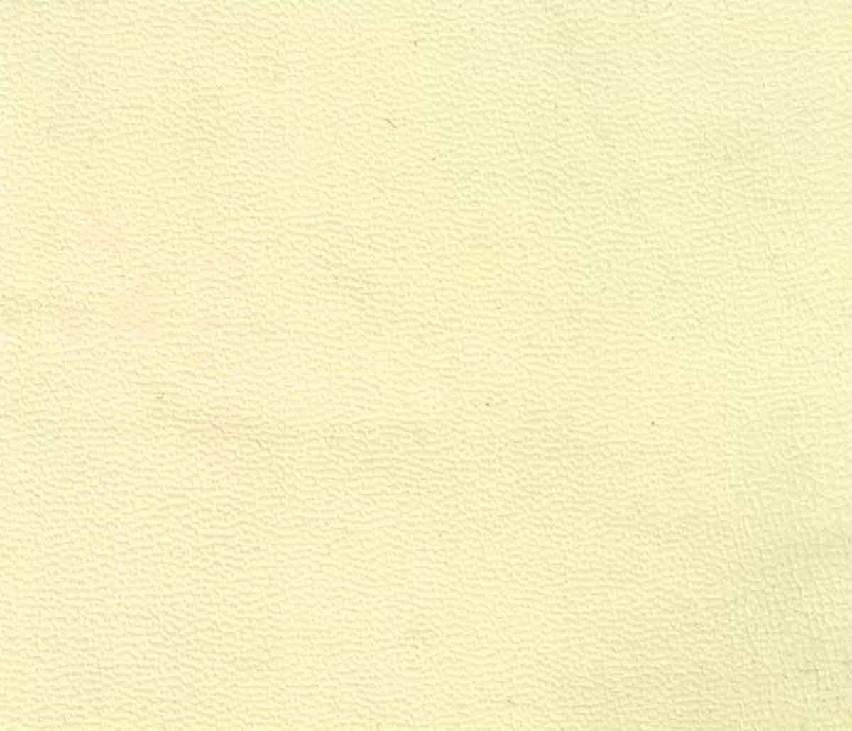 Hand Made 56" Wide Faux Leather Vinyl Fabric Color Ivory (5 Yards)