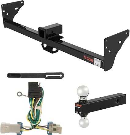 Amazon.com: CURT Trailer Hitch, Wiring & Multi-Ball Ball Mount for