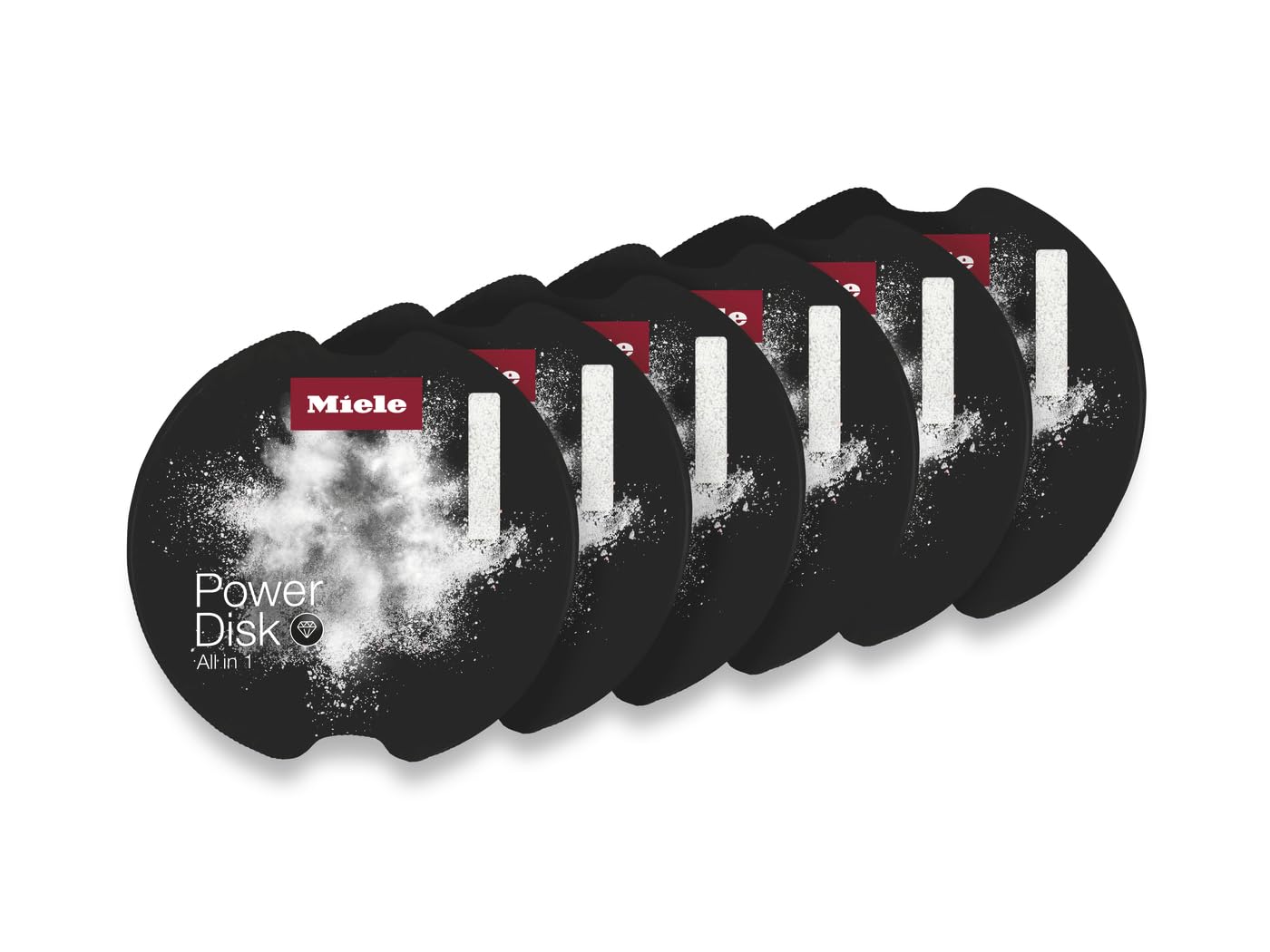 Miele PowerDisk All-in-1 Dishwasher Detergent for AutoDos Models, 6-pack, 11093110