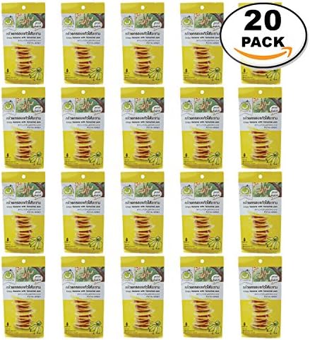 Wholesale 20 Pack Crispy Banana with Tamarind Jam, Delicious Snack From Tamarind House Brand, GMP Certified. (40 G/ Pack)