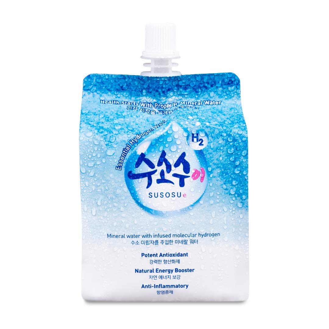 Susosu Water, Hydrogen Water H2 Drinking Water (30 Pack Water Case) Sourced from Mineral Water