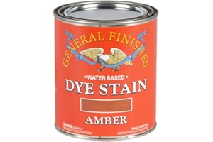 General Finishes Water Based Dye, 1 Quart, Amber