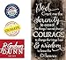 Serenity Prayer Black and White Distressed 24 x 14 Wood Pallet Wall Art Sign Plaque