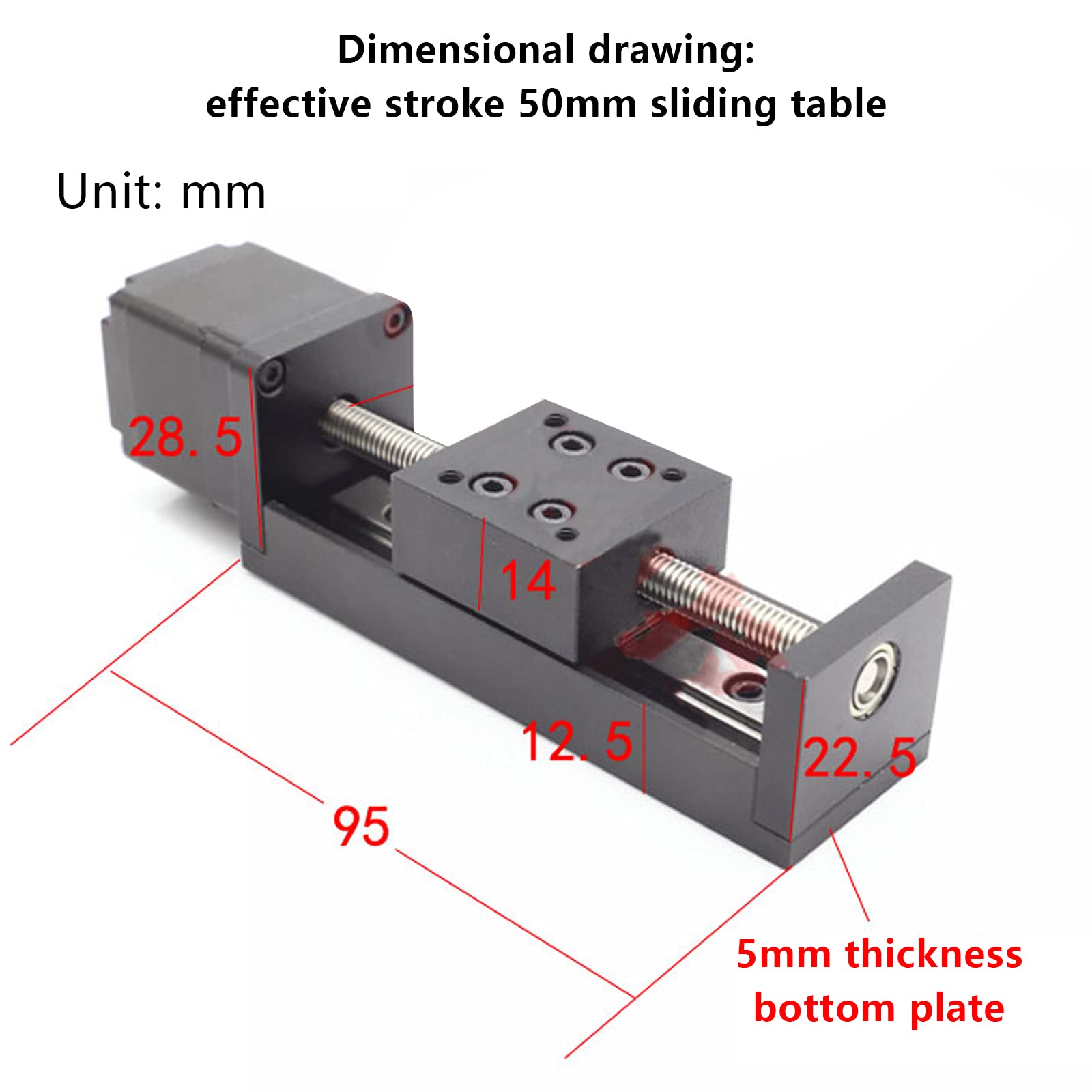 Mua Miniature Ball Screw Slide Table High Precision Linear Guide ...
