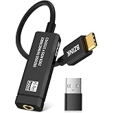 BZINK BA36 USB C DAC with CS43131+SGM8262 HiFi Chip Headphone Amplifier | USB C to 3.5mm Audio Adapter with Powerful 227mW@32&Omega; Output, Hi-Res Portable DAC Dongle for iOS Android Windows Mac