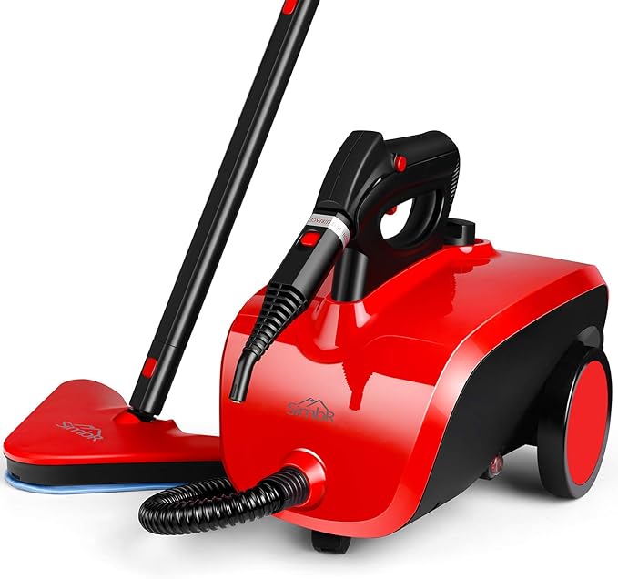 SIMBR Upgrade Steam Cleaner, Best Multipurpose Steamer for Floors, Cars