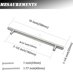 Probrico 15 Pack 192mm(7-1/2inch) Hole Centers