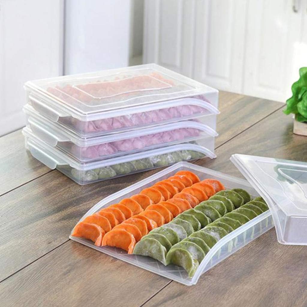 1 Order Plastic Tray For Meatballs Single Layer Food Container Sealing Storage Box Container Vegetable Freezer Refrigerator Fresh Food Storage