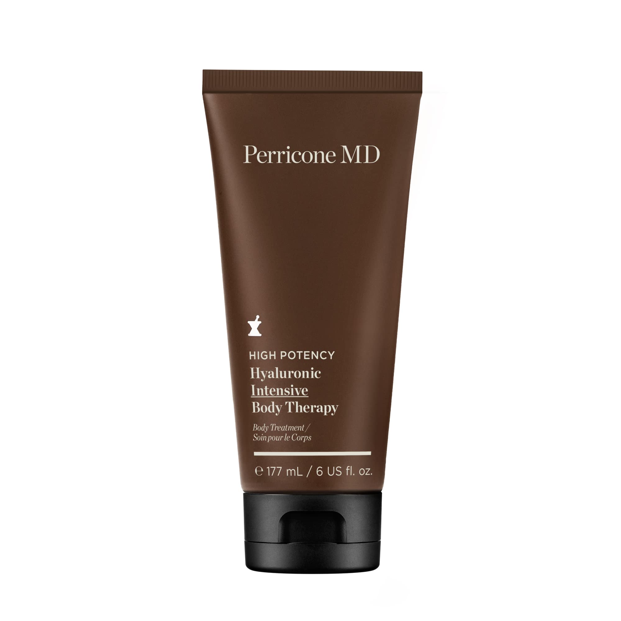 Perricone MD High Potency Hyaluronic Intensive Body Therapy 177ml - Lightweight Hyaluronic Acid Body Therapy – Reduces Crepiness, Firms & Smooths Skin – Evens Tone– Fragrance-Free Cream