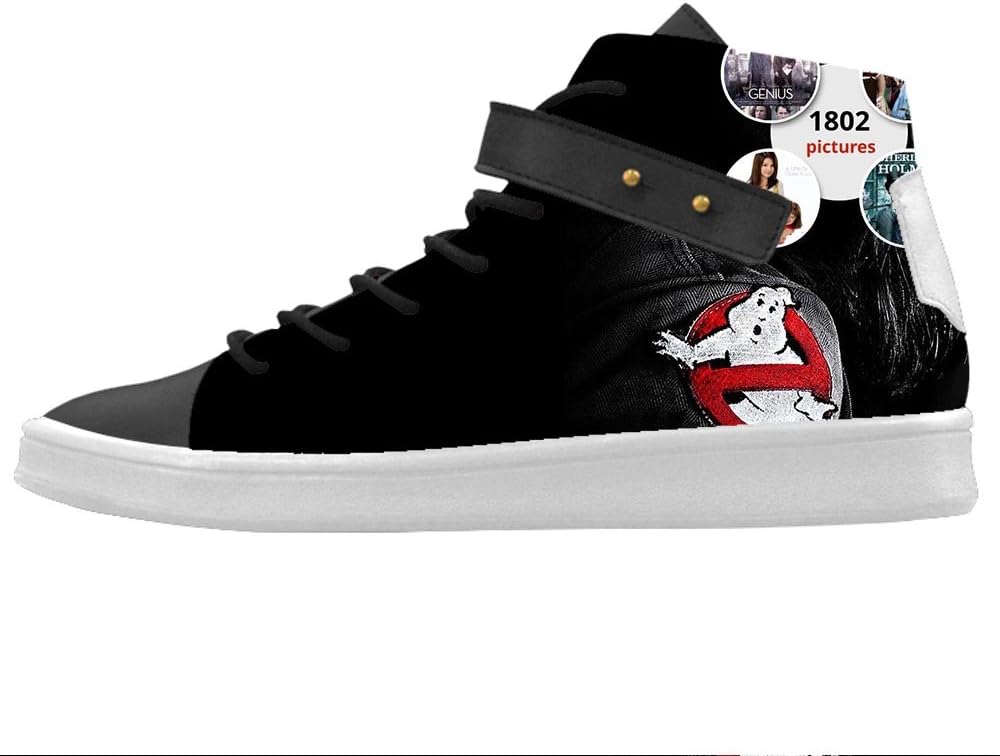 DONGMEN Custom Ghostbusters Women's Grain Leather Shoes for Ladies