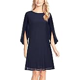 WOOSEA Womens Cocktail Dresses Flutter Sleeve Formal Dresse Wedding Guest Dresses for Women 2025 Trendy