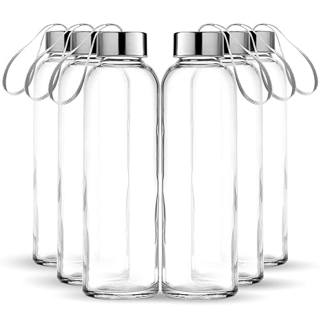 Epica 18-Oz. Glass Beverage Bottles, Set of 6
