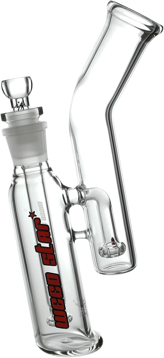 Weedstar Double Bubble Bong 3.0 RedLine glass bong water pipe Bubbler (NS 29) with adapter