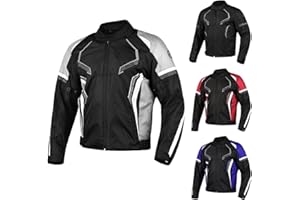 PANDA CYCLE GEAR Motorcycle Jacket for Men & Women All Season Hi Viz Armored Safe Riding Enduro Dual Sport Motorbike Adventure Touring Jacket