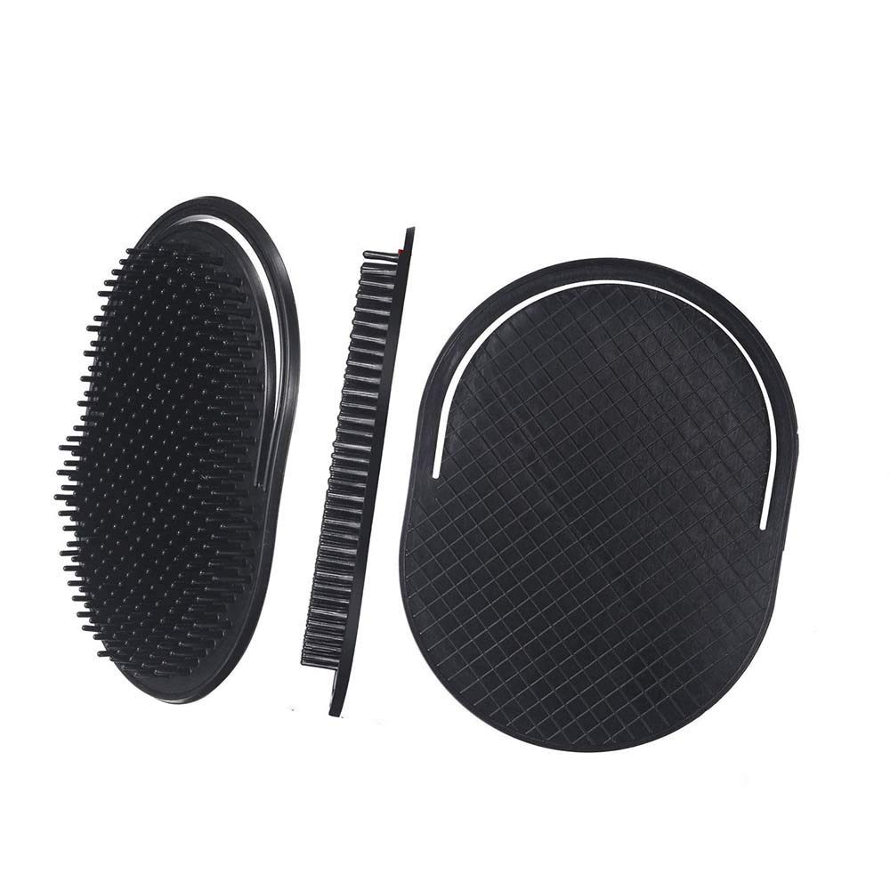 12 Pieces Pocket Palm Combs, Soft Portable Shampoo Comb Pocket Brush Massager Hair Brush Comb for Home, Office, Travel and Pets