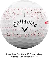 Callaway Supersoft Golf Ball 2023 Red Splatter Hybrid view 3