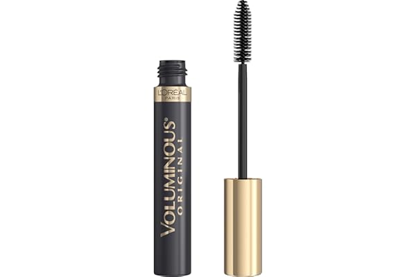 L’Oreal Paris Original Voluminous Mascara, Building Mascara Volume and Length Formula, Washable, Blackest Black, 0.26 Fl Oz., 1 Count