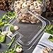 Carlisle 10317U07 StorPlus Sixth Size Polycarbonate Universal Flat Surface Notched Food Pan Lid, Clear