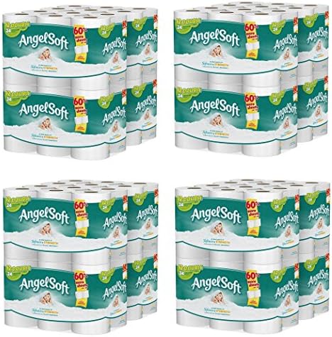 Angel Soft Toilet Paper, Bath Tissue zGHkjI, 4Pack (48 Double Rolls)