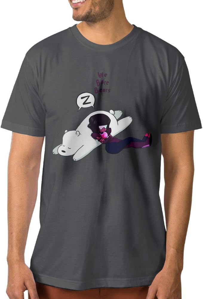 GUC Men's T-Shirts - We Bare Bears-Steven Universe Garnet DeepHeather