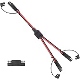 Cavo Y Splitter SAE 1 A 2 - 18AWG, 30 Cm, Per Connessioni Batteria Auto, Solare, Accessori - Foto 3