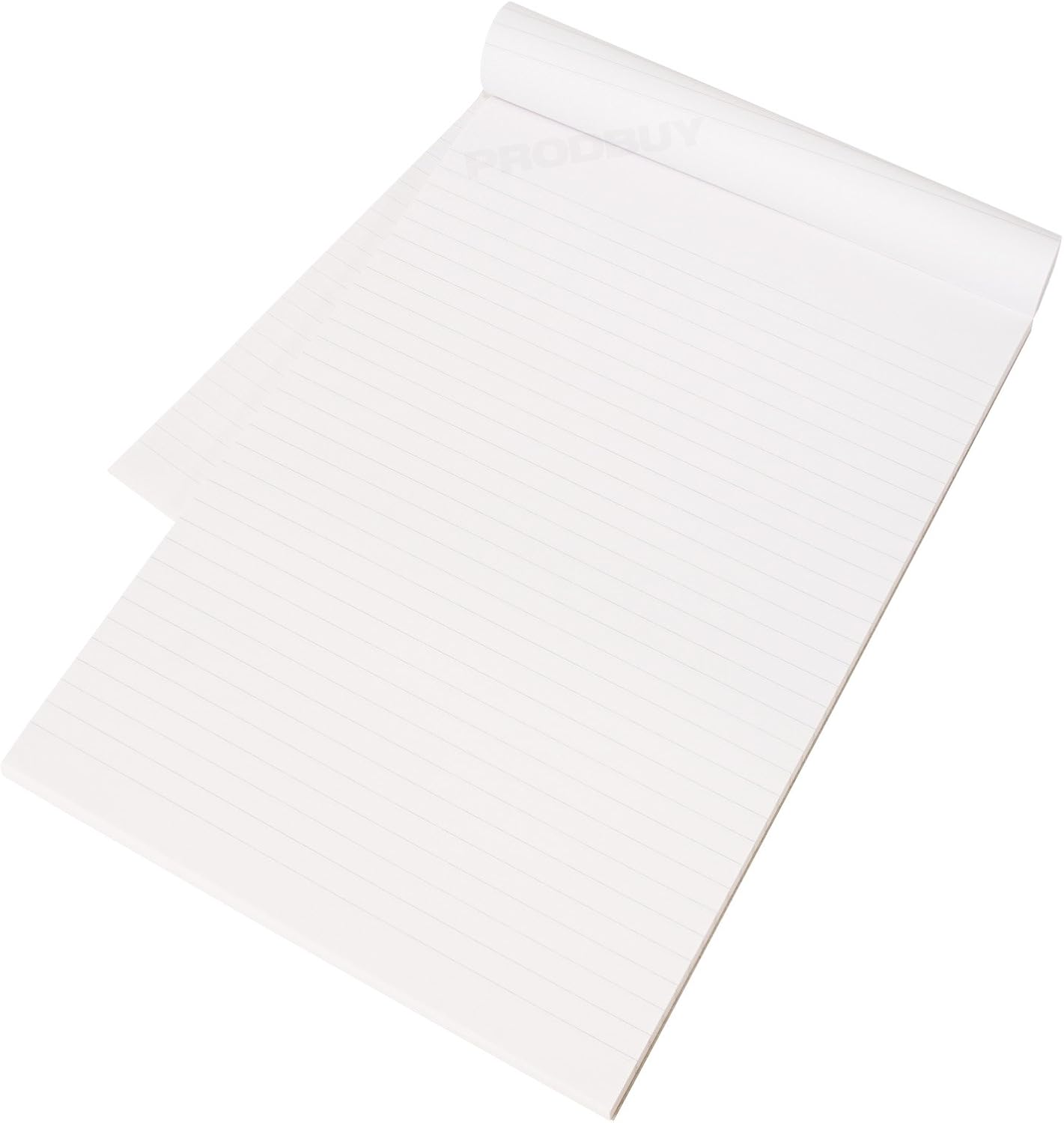 [Pack of 5] A4 Feint Ruled Memo Pads 160 Page Writing Notepads 8mm