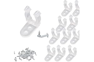 TiTiToo Neon Led Rope Clips, Screws for led Rope Lights (50pcs)