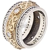 Handmade Turkish Authentic Jewelry Round Shape Cut Topaz 925 Sterling Silver Band Ring for Gift for Ladies Size ALL