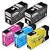 Office World Compatible Ink Cartridge Replacement for Canon PGI-1200XL PGI-1200 XL for Canon Maxify MB2320 MB2720 MB2020 MB2120 MB2350 MB2050 (2 Black, 1 Cyan, 1 Magenta, 1 Yellow, 5 Pack)