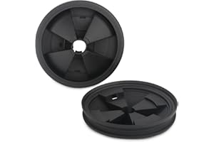 Miruchertter Garbage Disposal Aplash Guards Sink Baffle Drain Cover Garbage Disposal Cover 3 3/8" Inch in Diameter Garbage Disposer Accessories Compatible with InSinkErator Evolution Series, 2 Pack