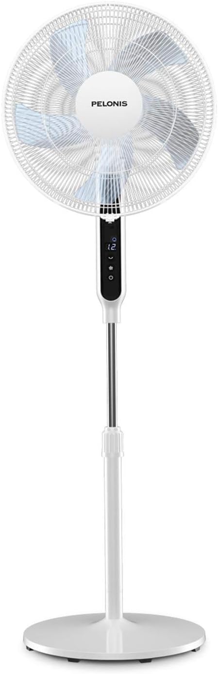 images Pelonis Pedestal Fan Instructions pelonis dc motor ultra quiet pedestal sleeping baby high energy efficiency standing fan speed 12 hour timer remote control and adjustable