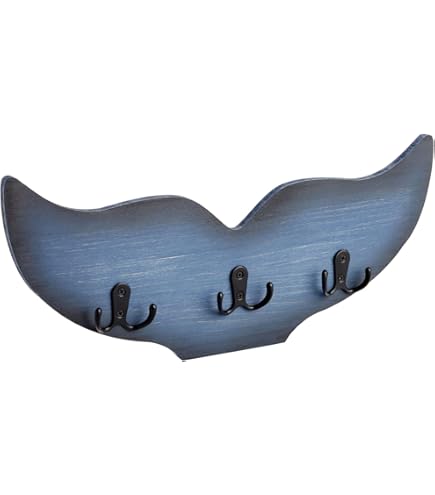 Porte-manteau en bois flotté naturel – Fixation murale – Décor rustique pour clés, vestes, chapeaux – Environ 39 cm
