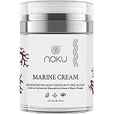 Noku Marine Cream 100ml – Ultra-Hydrating Anti-Aging Moisturizer for Men & Women | Red Algae, Vegan Collagen & Argireline Peptides | Airless Jar, Vegan, Cruelty-Free, Award-Winning Skincare